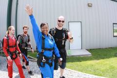 Sky Diving with Crusaders for Colon Cancer